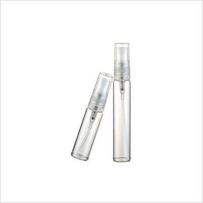 3ml 5ml 8ml 10ml Amber Glass Spray Bottles Screw On PP Small Glass Spray Bottles