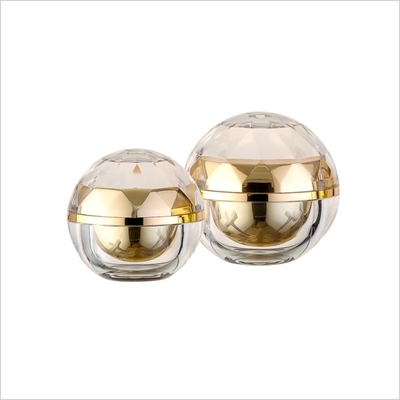 Diamond Shaped Empty Luxury Cosmetic Jars Plastic Cream Container