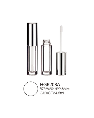 4.5ml 5ml Clear Empty Lip Gloss Bottle Silver Cap Lip Gloss Bottle Empty