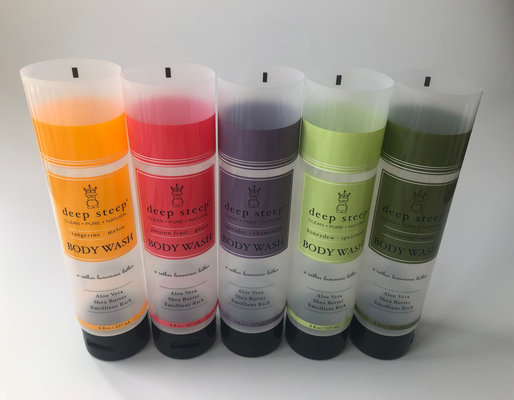 PE Plastic Laminated Tube Hand Cream Body Lotion Empty Plastic Squeeze Tubes With Flip Cap
