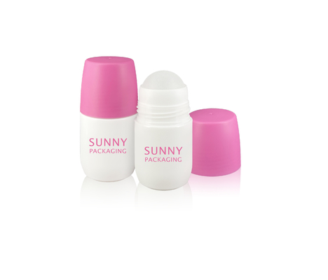 60ml Capacity Volume Empty PP Plastic Roll On Bottle Customized Color