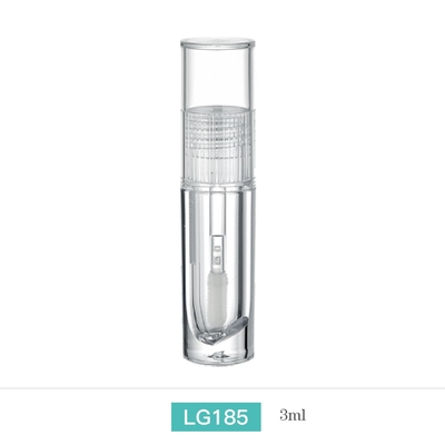 Transparent Empty Lip Gloss Bottle Cosmetic Packaging Leakproof