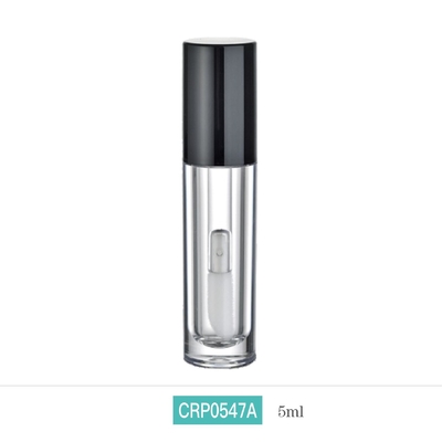 MOQ 10000pcs Big Applicator Lip Gloss Bottle With 1-15ml Capacity Silk Screen Logo