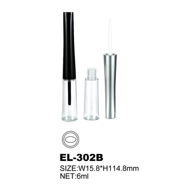 Cylinder Empty Eyeliner Bottle Plastic Material 1 - 15ml Capacity