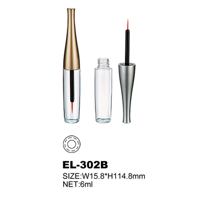 Screw Cap Unfilled Eyeliner Tube Empty Eyeliner Bottle Leakproof Customized Color