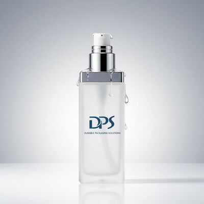 Rectangle Cosmetic Airless Bottle with Silk Screen Logo for Durable Packaging Solutions