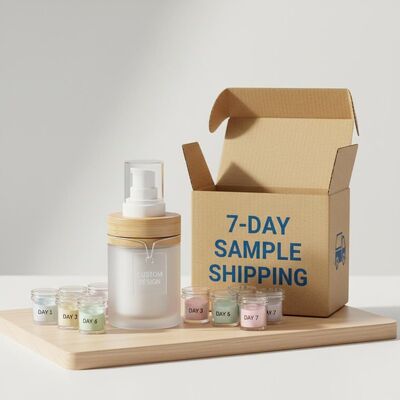 Customizable Design Cosmetic Cream Jar with PP Inner Bottle and 7-Day Sample Shipping