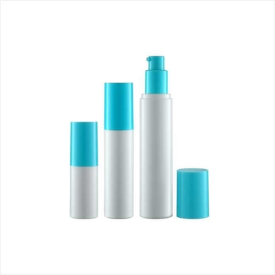 Round Single wall 15ml 30ml 40ml 50ml airless pump  cosmetic bottle  PP PCR Material