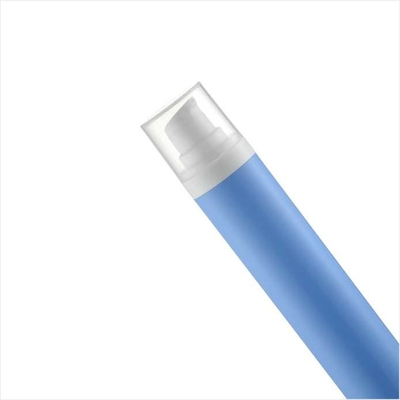 15ml 30ml 50ml  Round Single wall cosmetic airless pump bottle in recyclable material