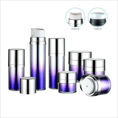 Double wall Luxury Airless Bottle Cosmetic Airless Pump Bottle Airless Lotion bottle  50ml 80ml 120ml