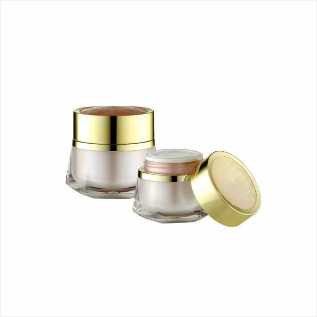 Industrial Personal Care White Acrylic Empty Face Body Cream Jar With Lid 30g 50gLuxury
