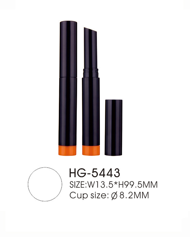 8.2mm Inner Cup Custom Lipstick Tubes Round Slim Lipstick Container