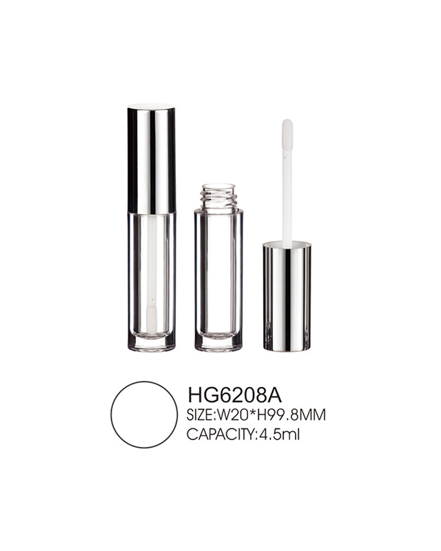 4.5ml 5ml Clear Empty Lip Gloss Bottle Silver Cap Lip Gloss Bottle Empty