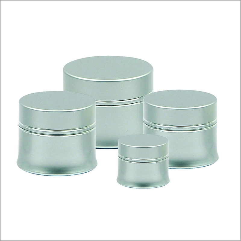 7g 15g Gel Nail Aluminum Bottle And Jar 30g 50g Round Aluminium Cream Jar Silver Black