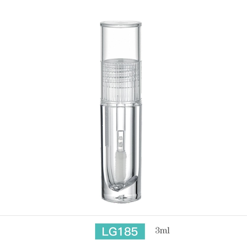 Transparent Empty Lip Gloss Bottle Cosmetic Packaging Leakproof