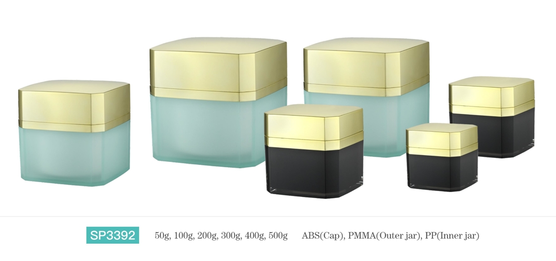 Printing Decorated PP Cream Face Beauty Jar for Skin Care and Face Cream