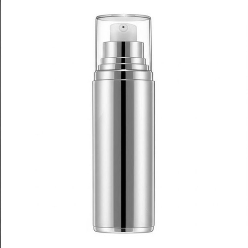 Customized White Cosmetic Airless Bottle with Crimp Sealing and ISO9001 Certification