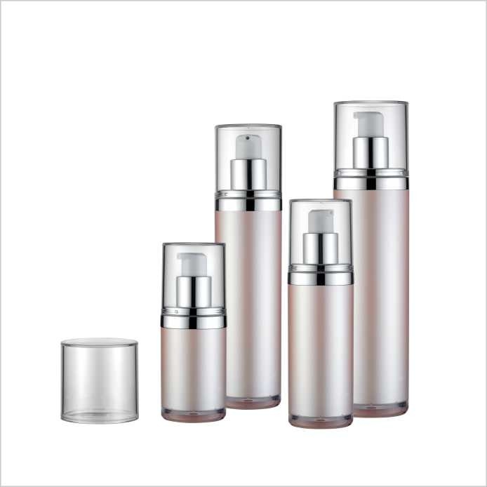Double wall Luxury Airless Bottle Cosmetic Airless Pump Bottle Airless Lotion bottle  15ml 30ml 50ml 80ml 100ml